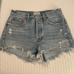 Agolde Parker Vintage Cut Off Short in Swapmeet